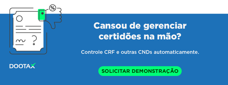 certidão de regularidade do FGTS