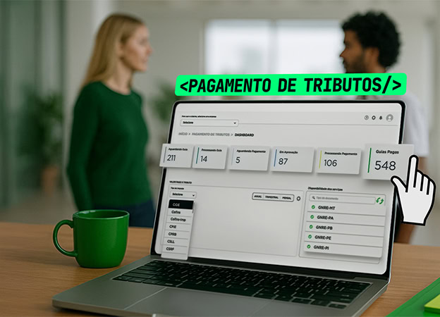 Pagamento de tributos online no Dootax, plataforma de gestão tributária com sistema de pagamento digital. Facilite o pagamento de impostos e tributos com segurança e agilidade.