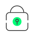 Sistema de segurança Dootax com cadeado digital, representando proteção e privacidade de informações financeiras e fiscais.